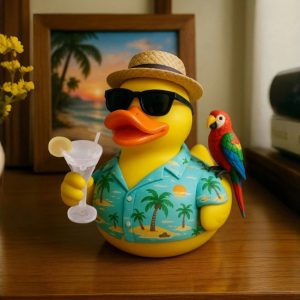 Resin Jimmy Memorial Duck Furnishings Ornaments