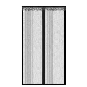 Magnetic Mesh Curtain Hands-free Fly Mesh Door Curtain 39x82' Self-adhesive Door Screen Anti Mosquito Bugs
