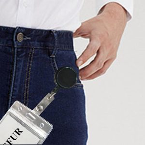 10 Pcs Retractable Badge Holder