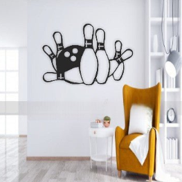 Bowling Acrylic Wall Art