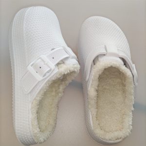 Toe Plush Soft Soled Slippers Adjustable