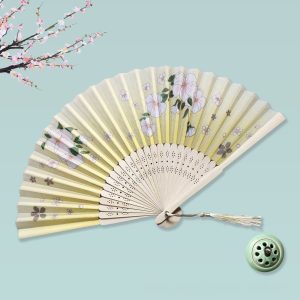 Ancient Style Chinese Style Bamboo Fan Photography Hanfu Props