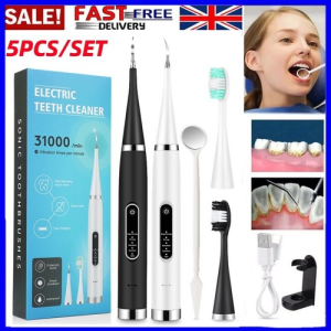 Limited Offer Ultrasonic Plaque Remover For Teeth 5 Modes Electric Dental Cleaner Tartar Scraper