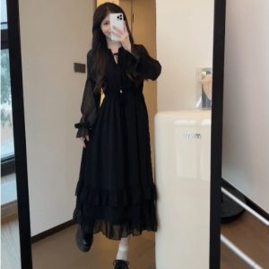 Small White Dress Women's Clothing French Waist-tight