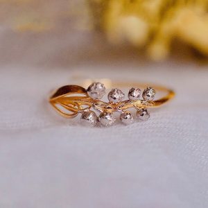 Female Minimalist S925 Pure Silver Bell Orchid Ring