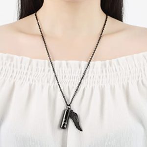 Memorial Pet Remains And Hair Pendant Necklace