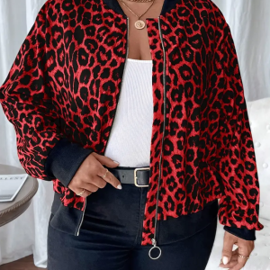 Women's Leopard Print Jacket