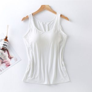 Fashion Personality Padded Strap Vest For Women