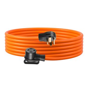 50 Ft Dryer Extension Cord 4-Prong NEMA 14-30P To 14-30R Dryer Cord 30A