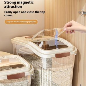 Rice Bucket Insect-proof Food Grade Sealed Household Storage Box