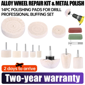14-piece Polishing Cloth Wheel Set