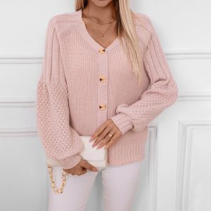 Lantern Sleeve Sweater Women's Sweater