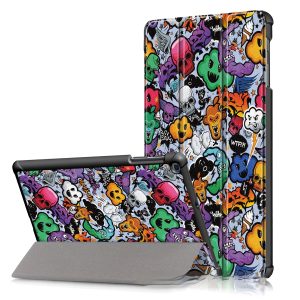 Leather Tablet Protective Cover Flip Cover Tri-fold