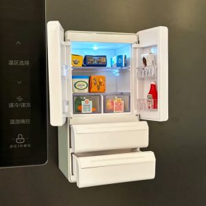 Double Door Refrigerator 3D Candy Toy Model Refridgerator Magnets