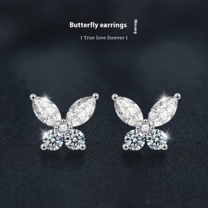 Stylish Simple And Versatile Women's Butterfly Studs