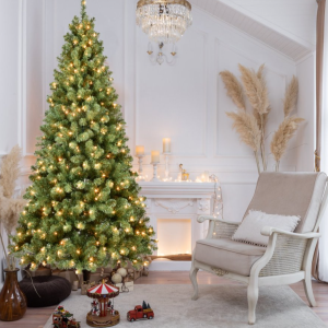 Prelit 5.6.7.8.9ft PVC Tree  Memory Wire