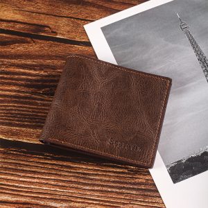 Short Men's Certificate Storage Coin Purse