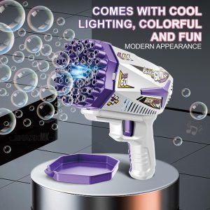 Bubble Gun - Suitable For Outdoor Play And Parties, Enjoy Bubble Fun At Any Time