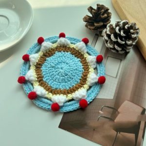 Finished Cute Cake Coaster Bag