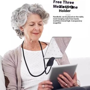 Handheld HD Reading Book Hanging Neck Magnifying Glass