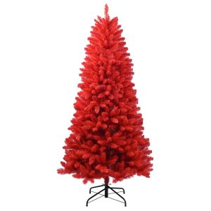 PVC Christmas Tree, Christmas Decorations, Red