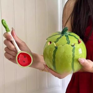 Creative Personality Watermelon Seed Weird Ceramic Cup