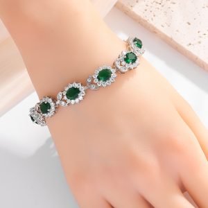 Personality Trend Women's Simple Inlaid Zircon Bracelet