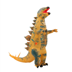 Inflatable Stegosaurus Costume Full Body Suit Air Blow Up Cosplay Party Dress