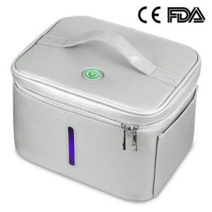 UV Disinfection Bag, Portable LED UV Sanitizer Box USB-Powered Travel UV Cleaner Bag