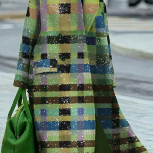 European And American Women's New Long Sleeved Large Woolen Overcoat