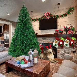 Alightup 7ft 1100 Branch Christmas Tree, Artificial Pine Tree Home Holiday Christmas Decorarion RT