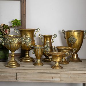Golden Iron Craft Decorations Decorative Vase