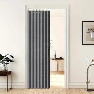 Folding Door Curtain Shower Curtain Living Room Water-repellent Cloth Plastic