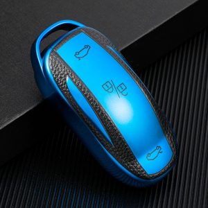 Leather Pattern High-end Key Case Hitch