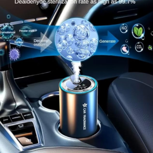 Smart Car Fragrance Diffuser With LED Ambient Light & Auto Scent Control