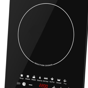 2200W Black Crystal Panel Induction Cooker