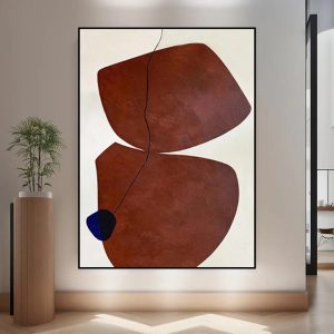 Handmade Oil Painting Canvas Wall Art Decoration Modern Abstract Wabi-Sabi Style Minimalist For Home Decor Rolled Frameless Unstretched Painting