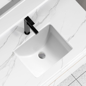 Bathroom Undermount Basin, White Rectangular Bathroom Undermount Basin, Ceramic Undermount Wash Basin.