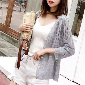 Spring Women's Summer New Korean Thin Internet Hot Coat Loose Outer Wear
