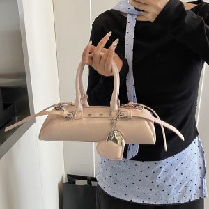 Niche Bowling Bag Design Commuter Fashionable Shoulder Bag