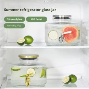 Glass Water Server With Stand