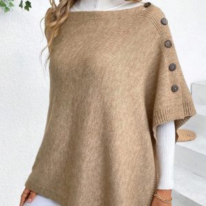 Women's Autumn And Winter Shawl Sweater