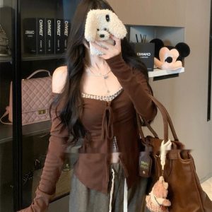 Women's Halter Spaghetti Straps Short Cardigan Top