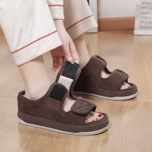 Home Linen Breathable Large Size Cloth Sandals For The Elderly
