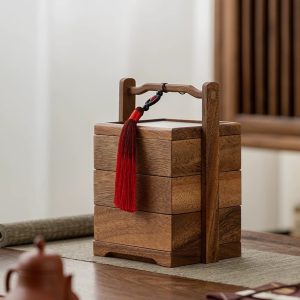 Solid Wood Snack Candy Trial Tray