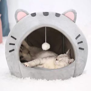 Polyester Cat Nest Winter Warm Closed Shelter