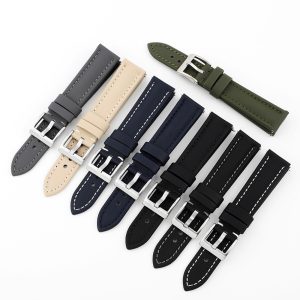 New Oxford Water-repellent Cloth Leather Fit Strap