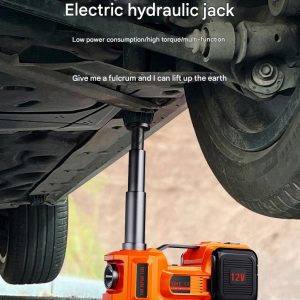 12V Car Electric Hydraulic Jack Off-Road Edition Tire Inflator 3-in-1 Tire Change Tool