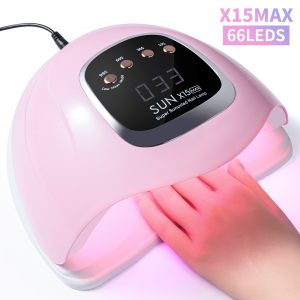 UV LED Nail Lamp, Professional Nail Dryer For Gel Polish Curing - 4 Timer Settings, Fast Drying For Fingers And Toes, Home Salon Manicure Light