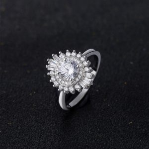 Silver Ring Non-fading Fashion Popular Female Ring